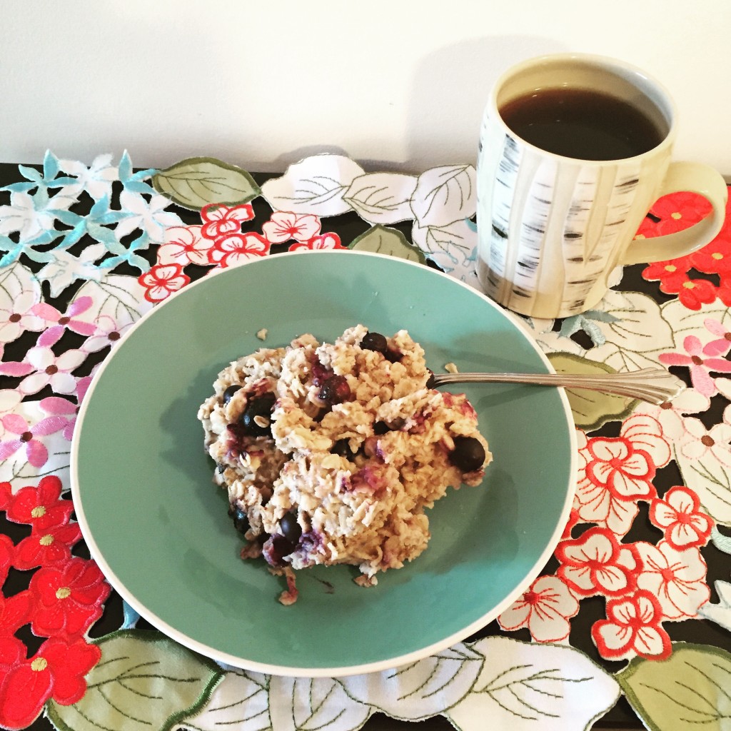 Breakfast on a blustery Saturday morn